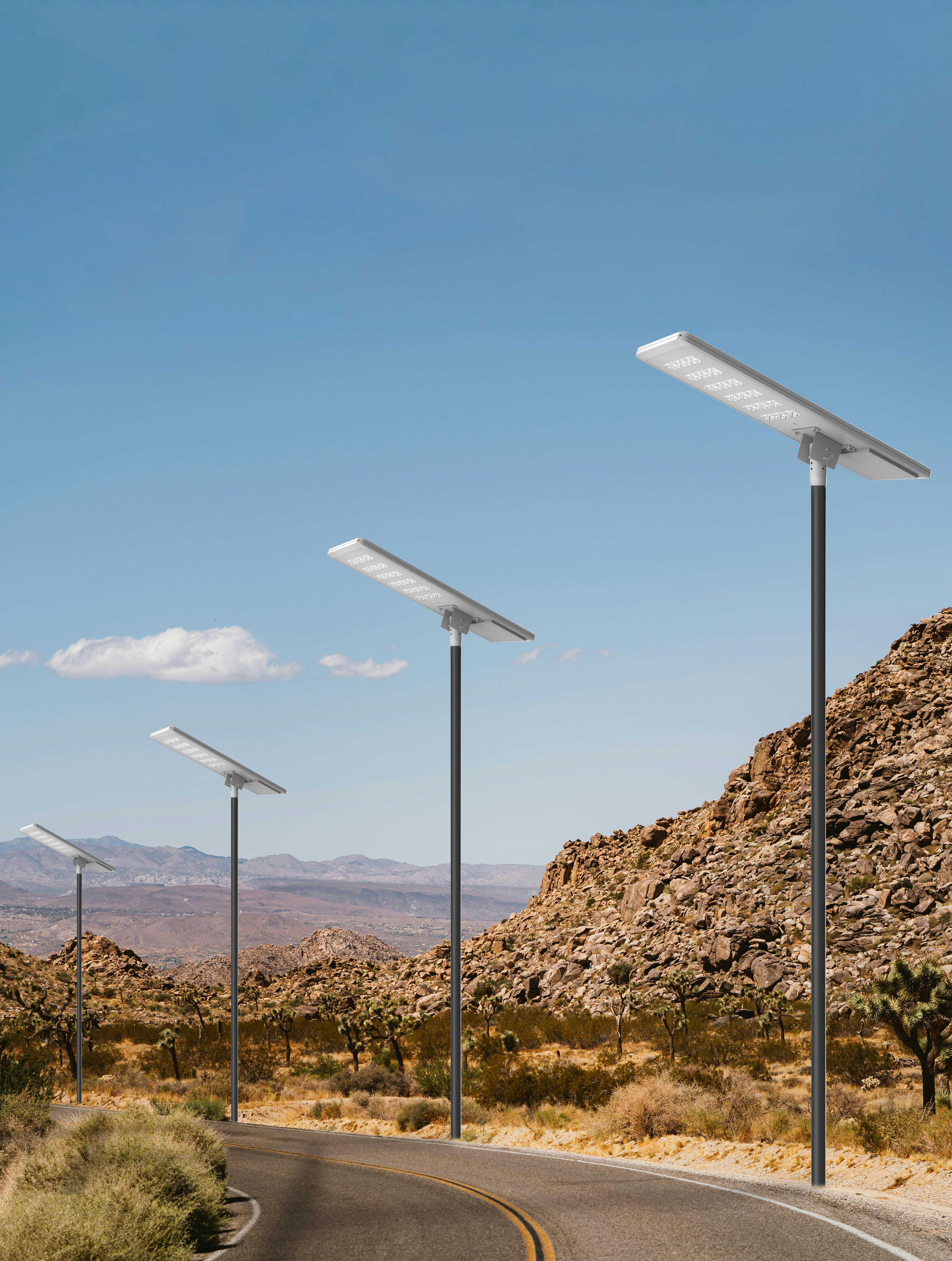 Solar street lighting in a demanding remote environment
